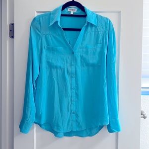 Express Women's Blue Blouse